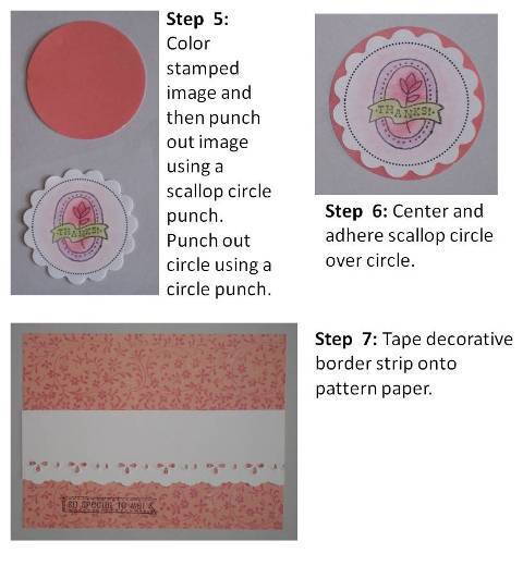 make a easter card directions