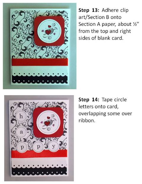 handmade valentines day card instructions